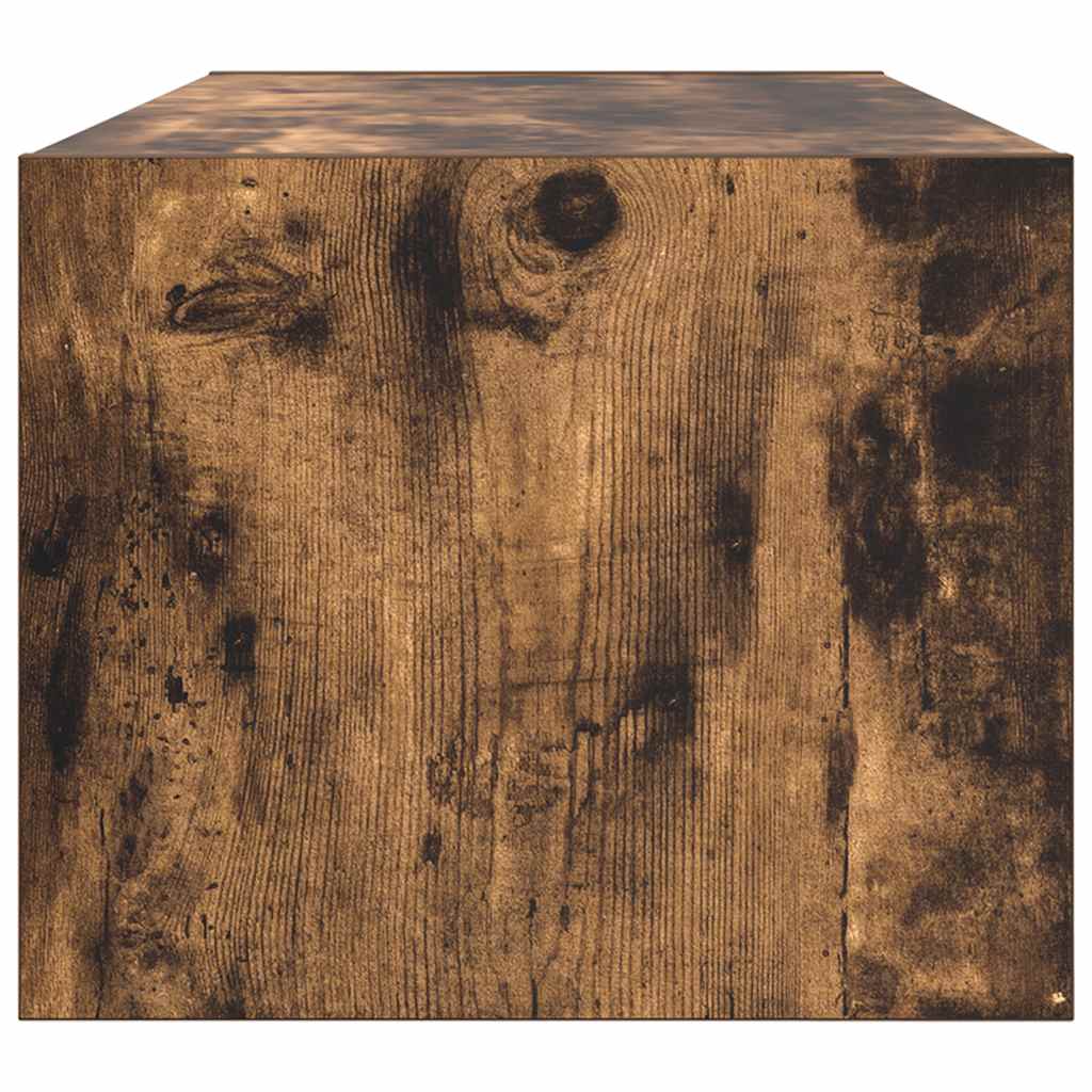 Tv-Meubel 80X31X25,5 Cm Bewerkt Hout Kleurig