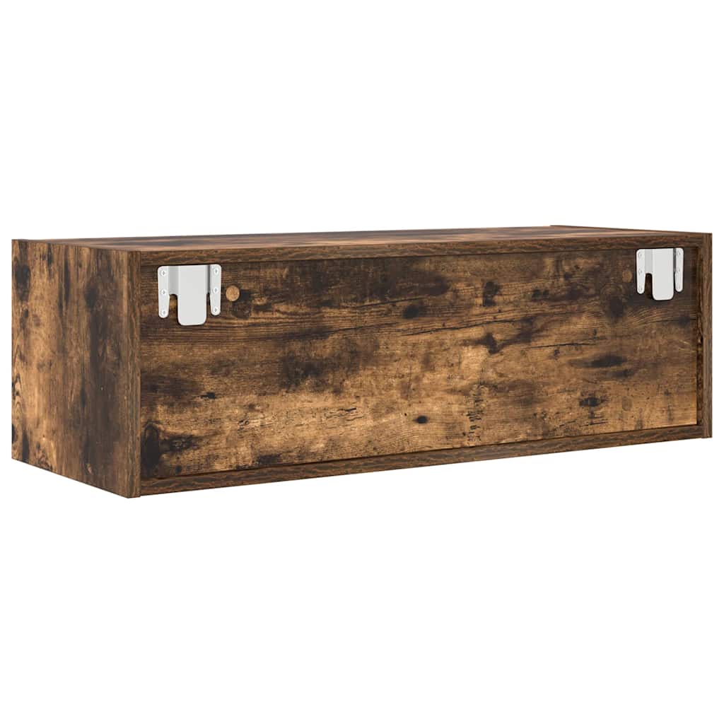Tv-Meubel 80X31X25,5 Cm Bewerkt Hout Kleurig