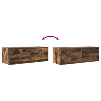 Tv-Meubel 80X31X25,5 Cm Bewerkt Hout Kleurig