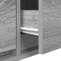 Tv-Meubel 80X31X25,5 Cm Bewerkt Hout Eikenkleurig