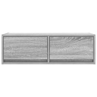 Tv-Meubel 80X31X25,5 Cm Bewerkt Hout Eikenkleurig