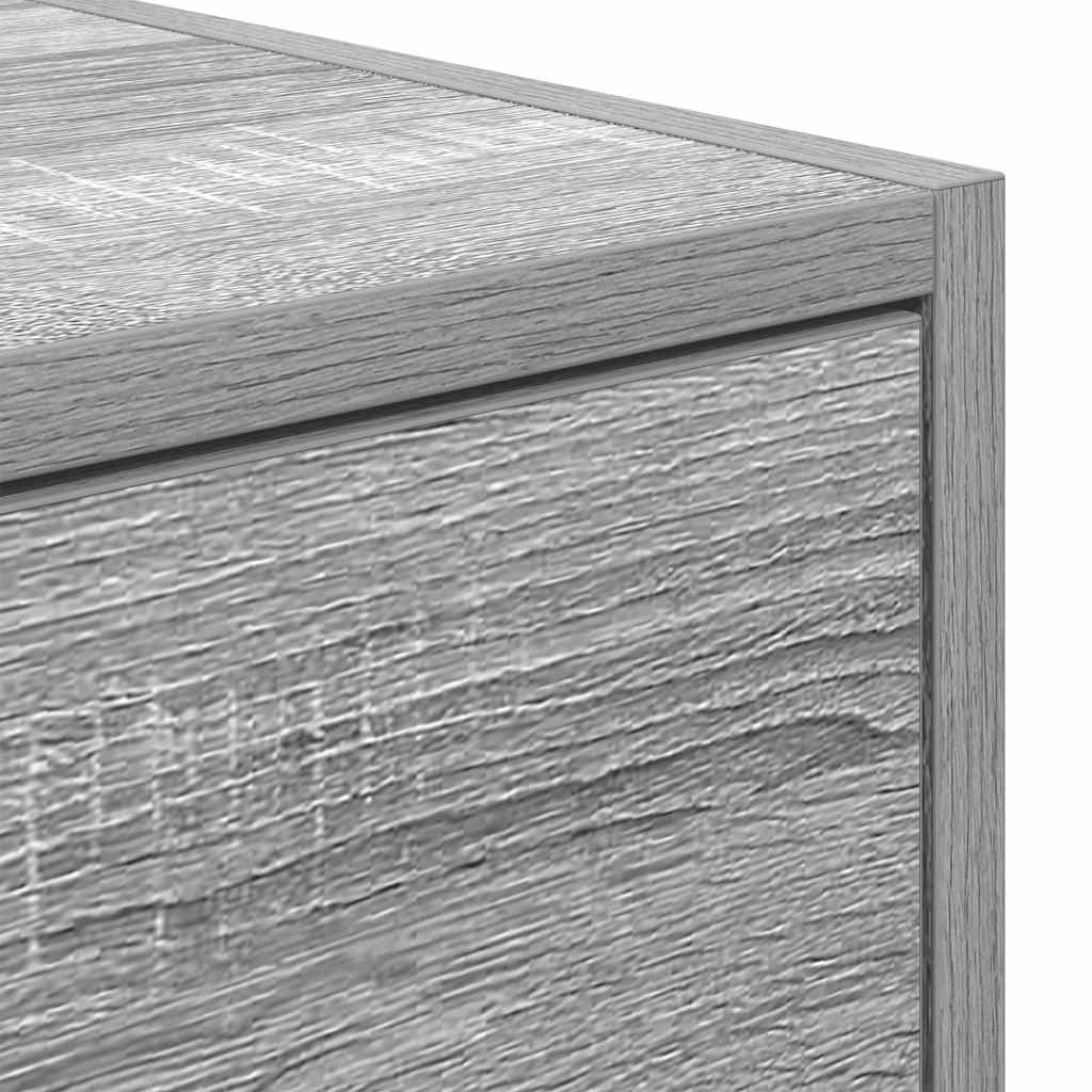 Tv-Meubel 80X31X25,5 Cm Bewerkt Hout Eikenkleurig