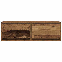 Tv-Meubel 80X31X25,5 Cm Bewerkt Hout Kleurig