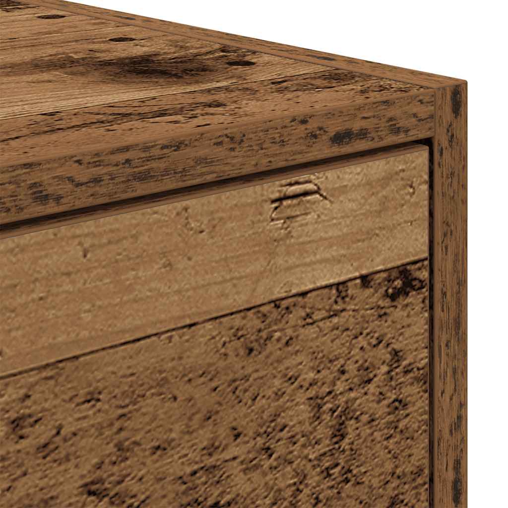 Tv-Meubel 80X31X25,5 Cm Bewerkt Hout Kleurig