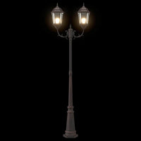 Tuinverlichting 68 X 20 X 235 Cm Aluminium En Glas