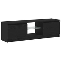 Tv-Meubel Met Led Bewerkt Hout