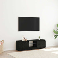 Tv-Meubel Met Led Bewerkt Hout
