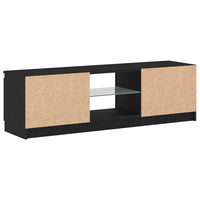 Tv-Meubel Met Led Bewerkt Hout