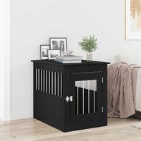 Hondenbench 64,5X80X71 Cm Bewerkt Hout Artisanaal Eikenkleur