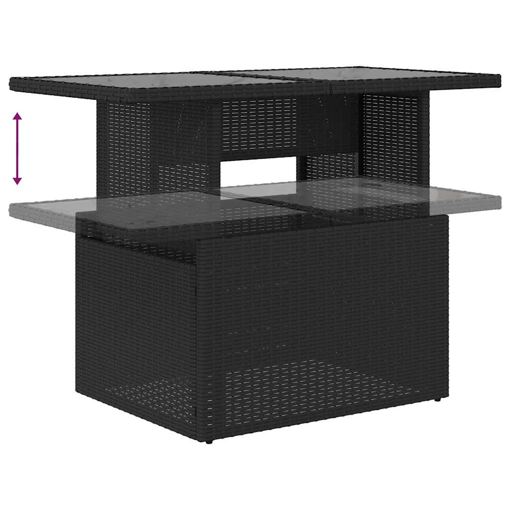 8-Delige Loungeset Met Kussens Poly Rattan