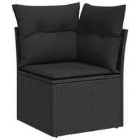 8-Delige Loungeset Met Kussens Poly Rattan