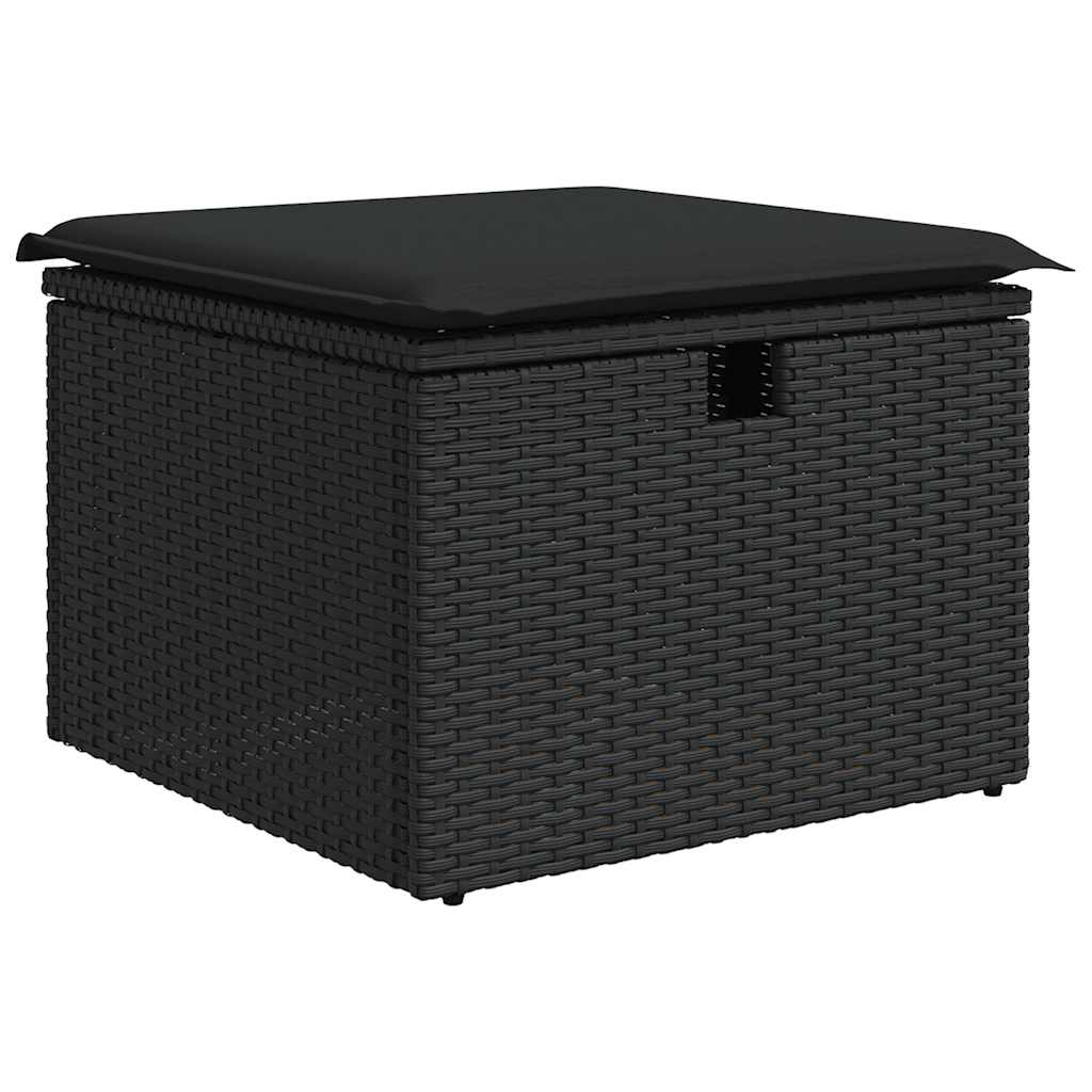 8-Delige Loungeset Met Kussens Poly Rattan