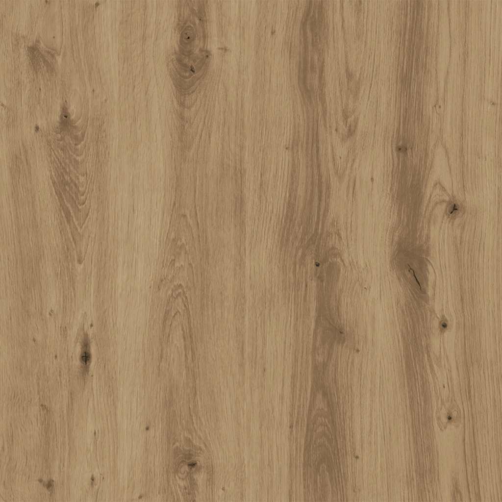 Nachtkastje Met Led 60X35X40 Cm Bewerkt Hout Artisanaal Eiken