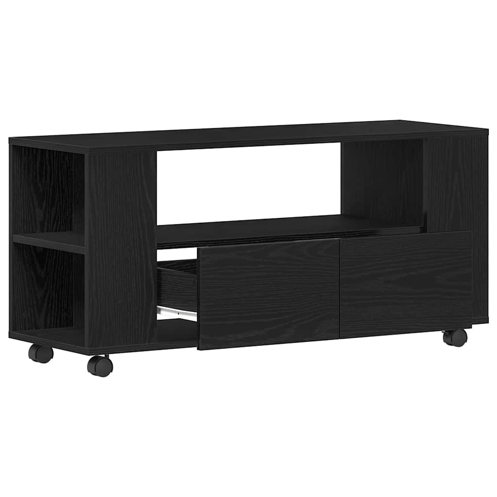Tv-Meubel Wielen 102X34,5X43 Cm Spaanplaat Kleurig