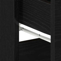Nachtkastje 2 Pcs 40 X 35 X 65 Cm Bewerkt Hout