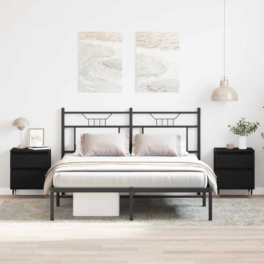 Nachtkastje 40X35X50 Cm Bewerkt Hout