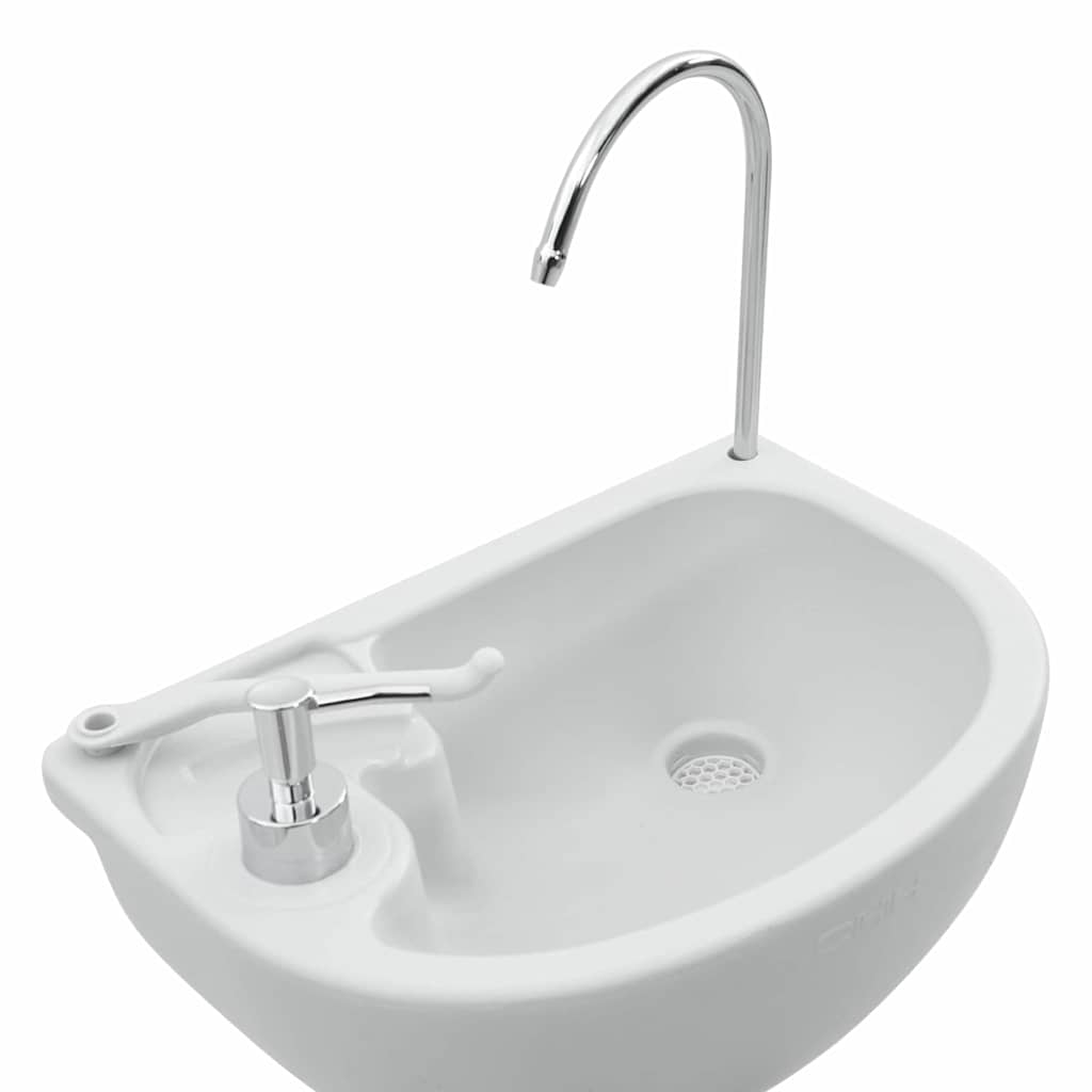 Camping Toilet Set 2 Pcs Blauw En Wit