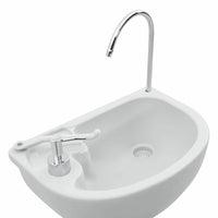 Camping Toilet Set 2 Pcs Blauw En Wit