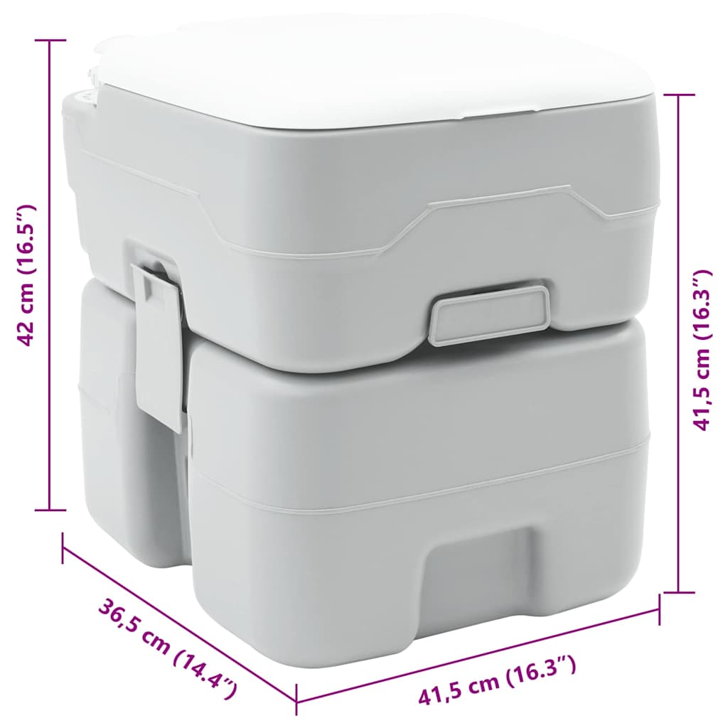 Camping Toilet 41,5 X 36,5 X 42 Cm