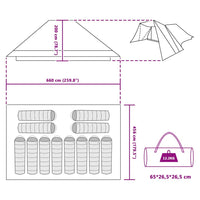 Tipi Tent Met Dak 660 X 456 X 200 Cm Taft
