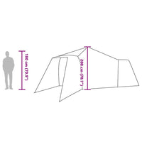 Tipi Tent Met Dak Met Opslag 492 X 492 X 275 Cm Taft