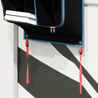 Opslagzak Met Opslag Zwart En Blauw 140 X 43 Cm Oxford