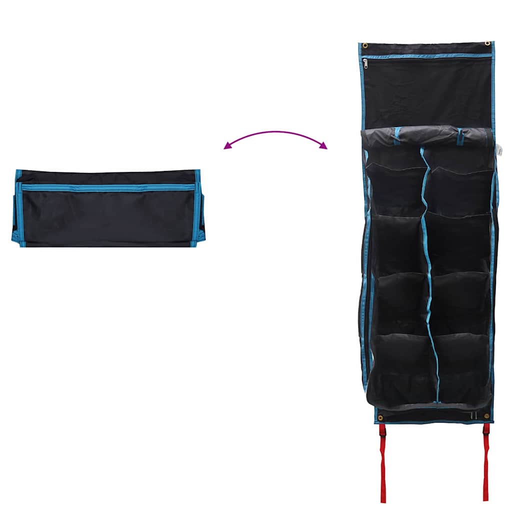 Opslagzak Met Opslag Zwart En Blauw 140 X 43 Cm Oxford