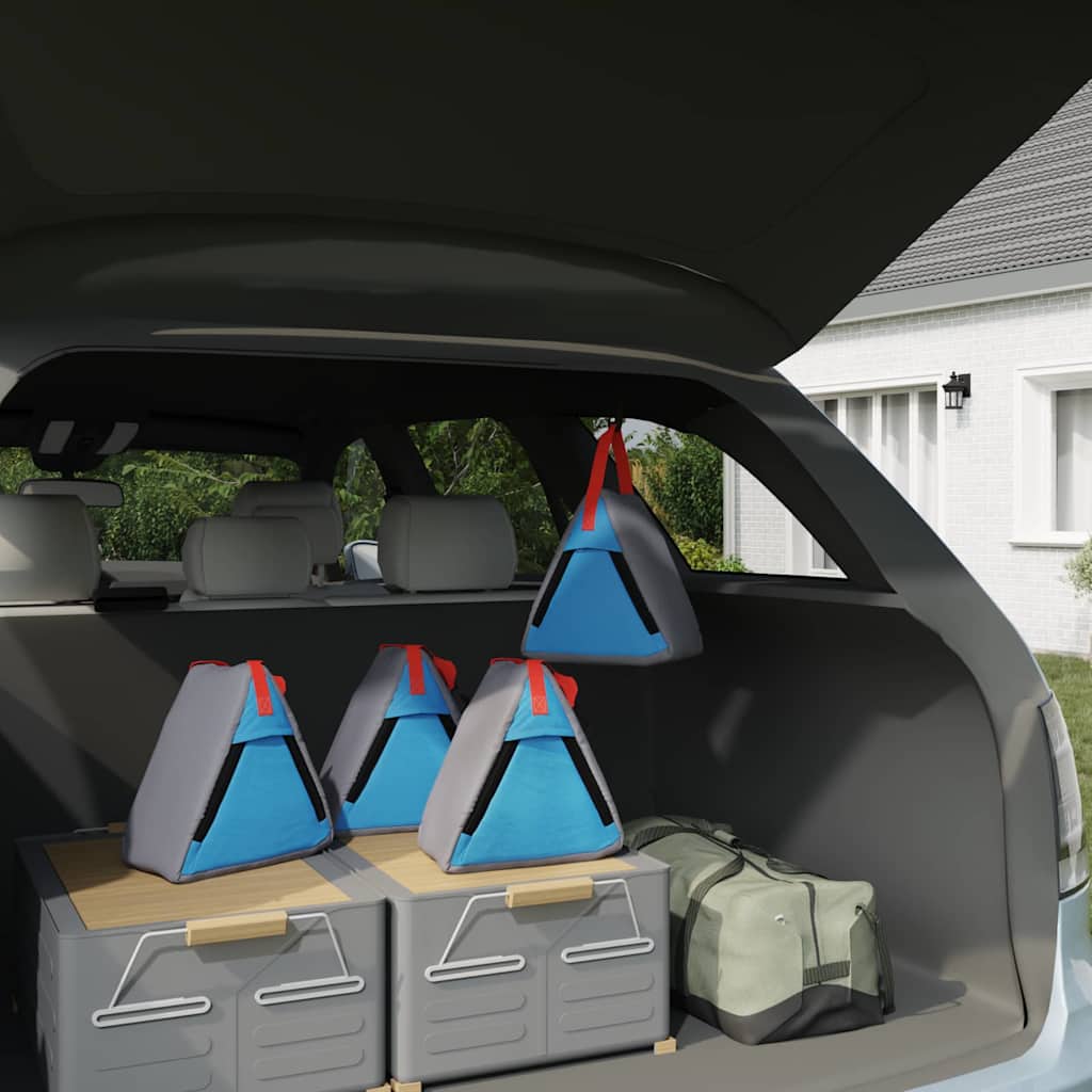 Opslagzak 4 Pcs Grijs En Blauw 24 X 16 X 24 Cm Oxford