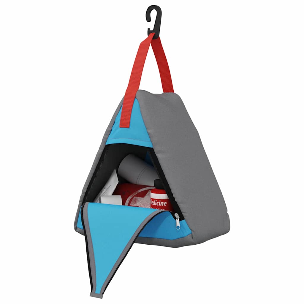 Opslagzak 4 Pcs Grijs En Blauw 24 X 16 X 24 Cm Oxford