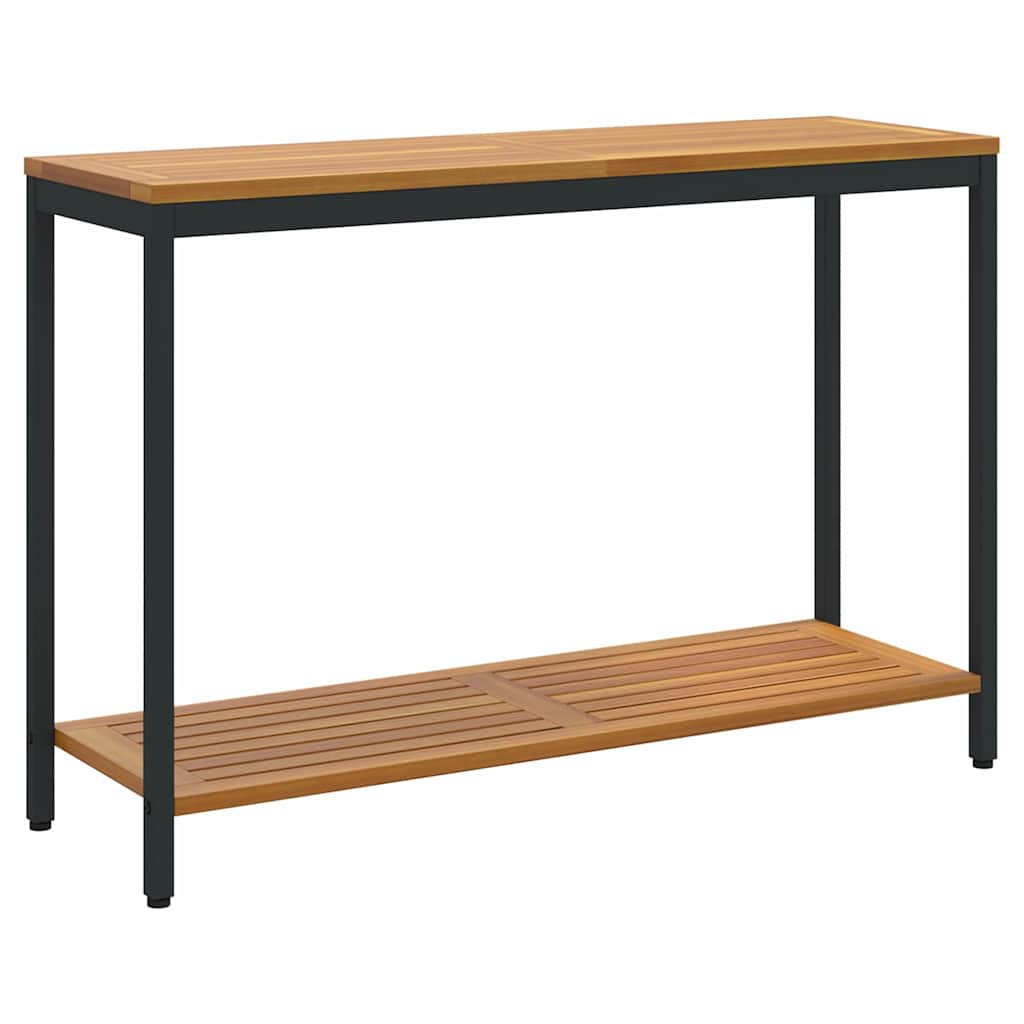 Buiten Tafel Met Opslag Natuurlijk En