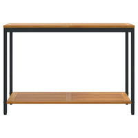 Buiten Tafel Met Opslag Natuurlijk En