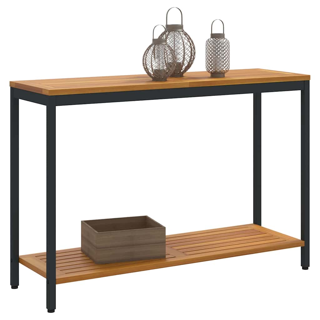 Buiten Tafel Met Opslag Natuurlijk En