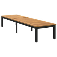 Ligbed 200 X 55 X 35 Cm Massief Acaciahout