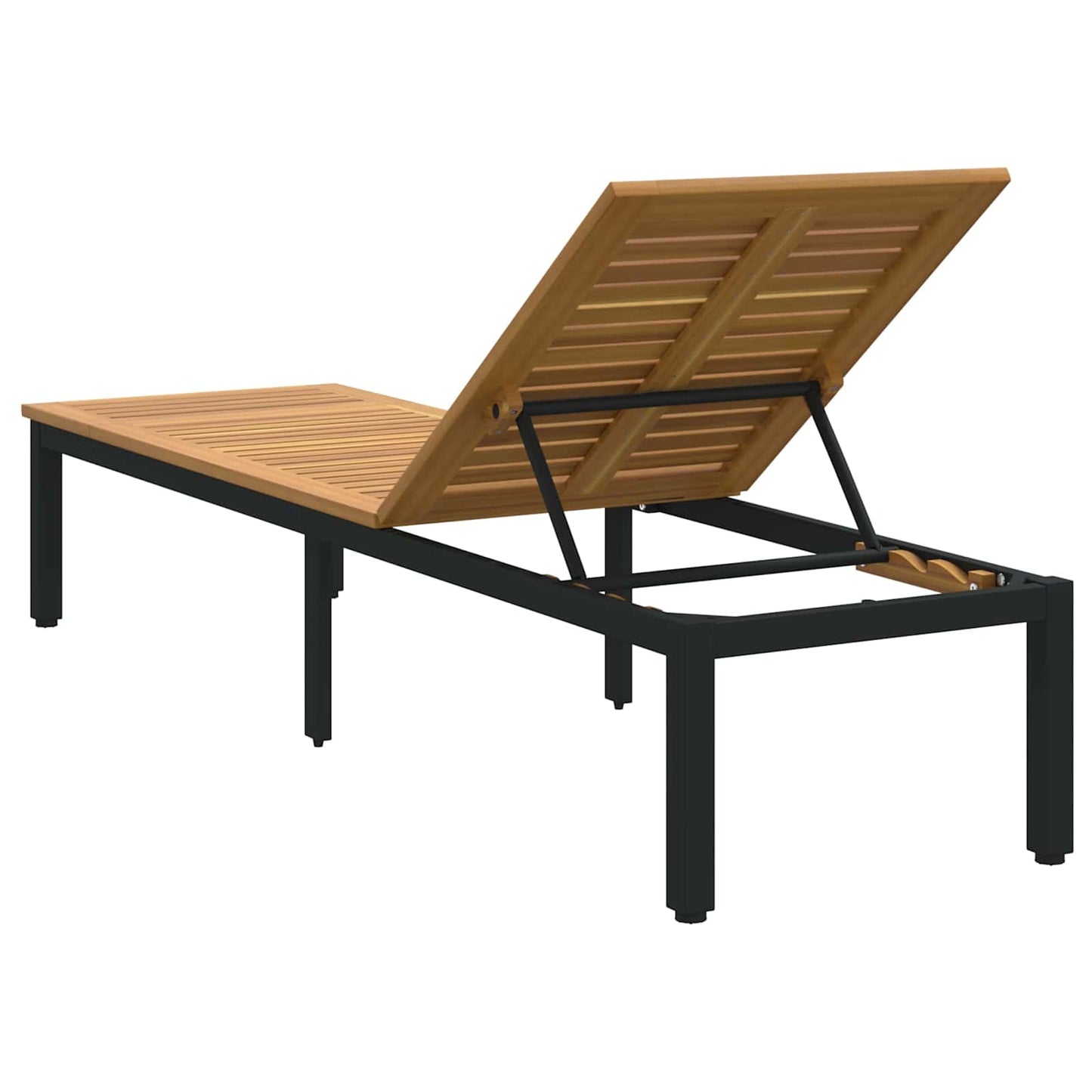 Ligbed 200 X 55 X 35 Cm Massief Acaciahout