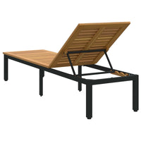 Ligbed 200 X 55 X 35 Cm Massief Acaciahout