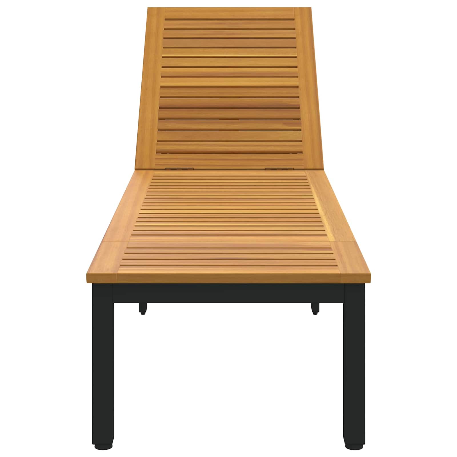 Ligbed 200 X 55 X 35 Cm Massief Acaciahout