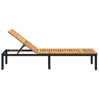 Ligbed 200 X 55 X 35 Cm Massief Acaciahout