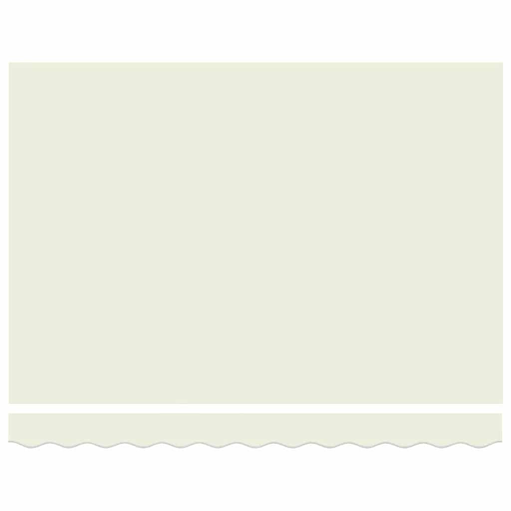 Inklapbaar Zonnescherm Crème 250 X 200 Cm Stof Crèmekleurig (Wit Frame)