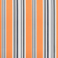 Elektrisch Uittrekbaar Zonnescherm Multikleur 450 × 300 Cm Oranje, Grijs, Blauw En Wit