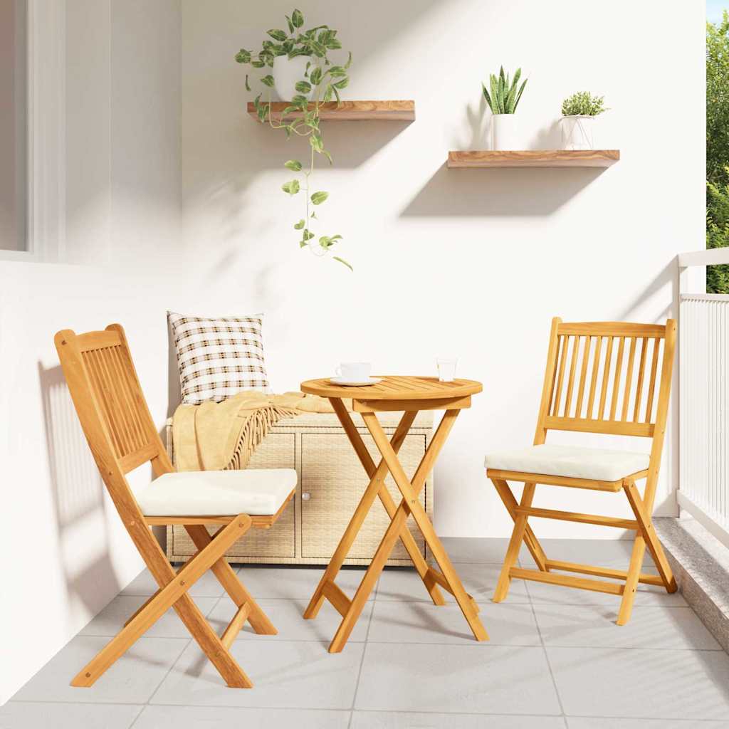 Opvouwbare Stoel Met Kussen 4 Pcs Grijs 49 X 57,5 X 92Cm