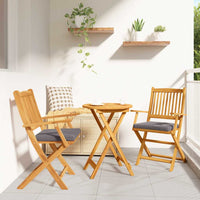Opvouwbare Stoel Met Kussen 4 Pcs Grijs 49 X 57,5 X 92Cm