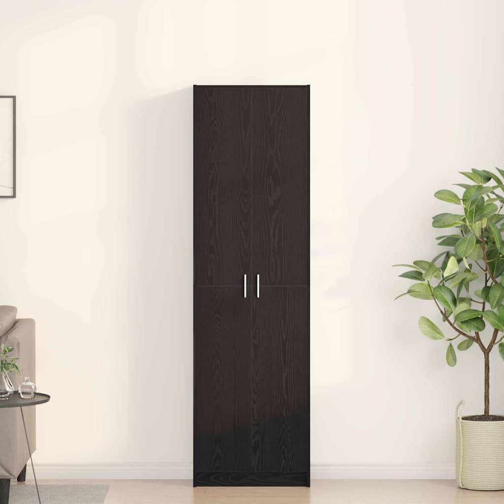 Kledingkast 55 X 25 X 189 Cm Bewerkt Hout