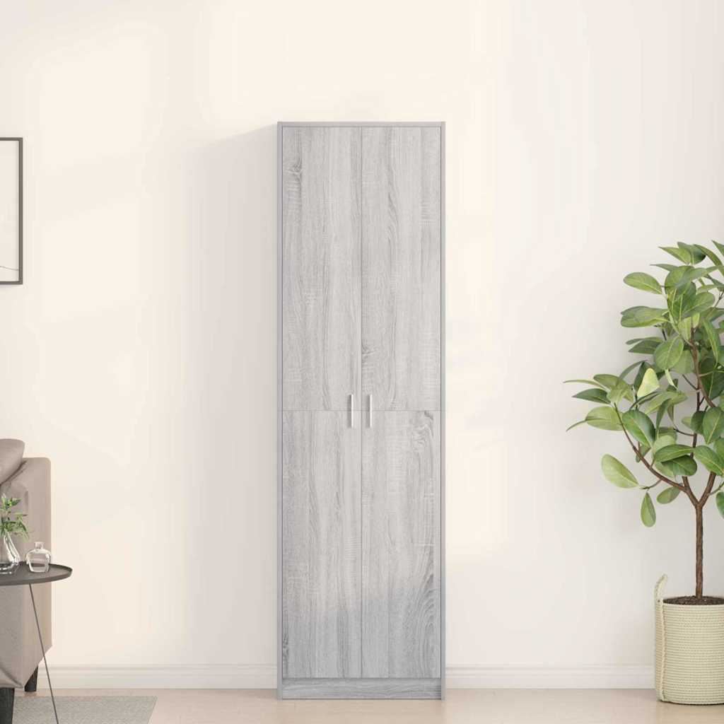Kledingkast 55 X 25 X 189 Cm Bewerkt Hout