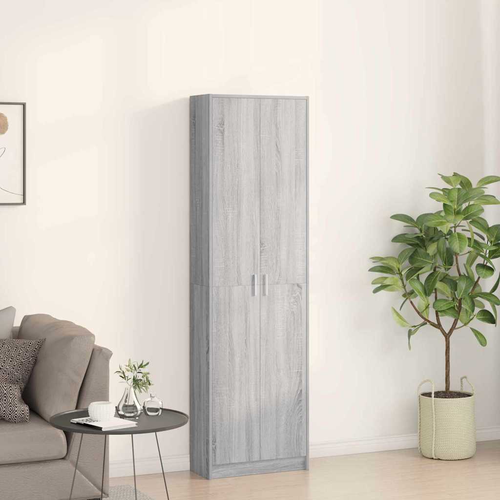 Kledingkast 55 X 25 X 189 Cm Bewerkt Hout