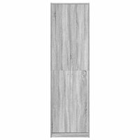 Kledingkast 55 X 25 X 189 Cm Bewerkt Hout