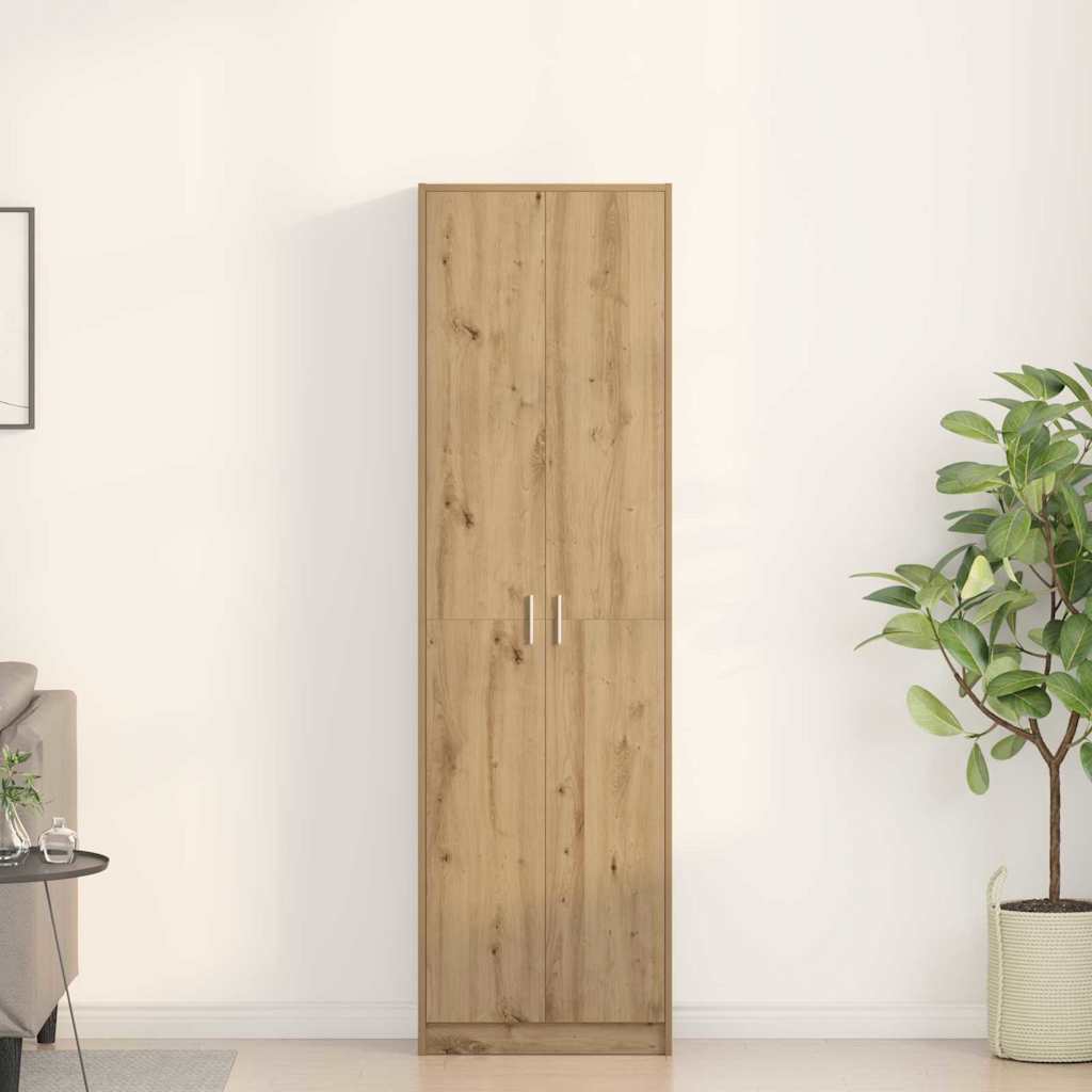 Kledingkast 55 X 25 X 189 Cm Bewerkt Hout