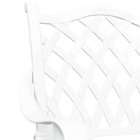 Tuinstoel 2 Pcs 56 X 55 X 92.5Cm Aluminium
