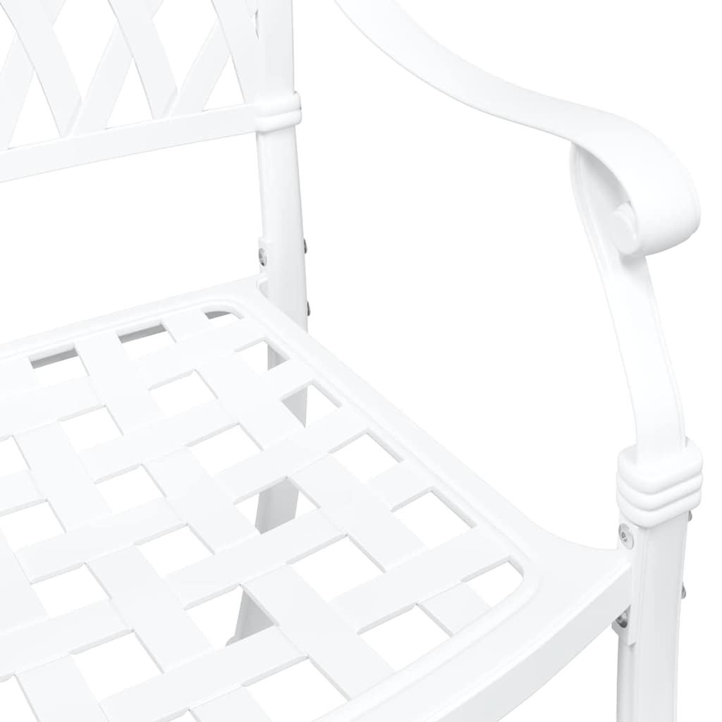 Tuinstoel 2 Pcs 56 X 55 X 92.5Cm Aluminium