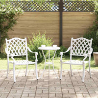 Tuinstoel 2 Pcs 56 X 55 X 92.5Cm Aluminium