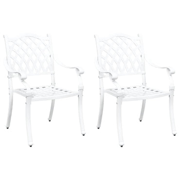 Tuinstoel 2 Pcs 56 X 55 X 92.5Cm Aluminium